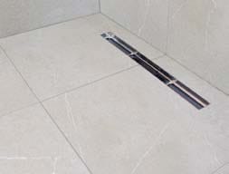 Stainless in the floor