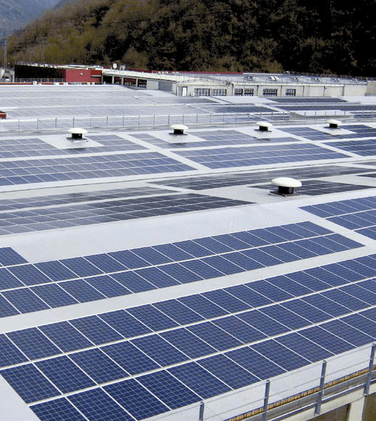 Photovoltaics at the plant