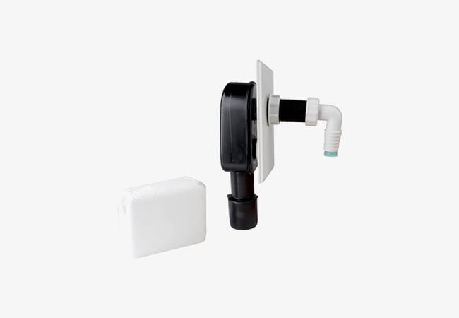 Washing machine and special application traps